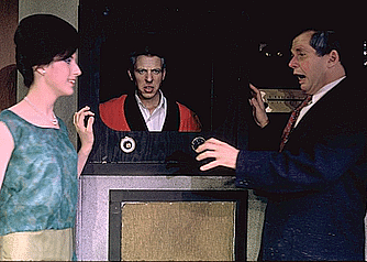 Norma Watts, John Johnson and Jerry Bangham in Tartuffe