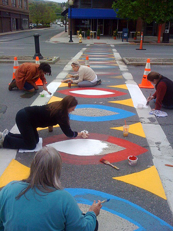 sidewalk Painting