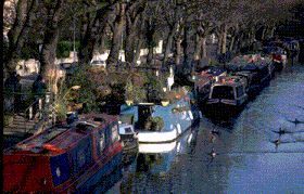 Canal Boats at Little Venice, London